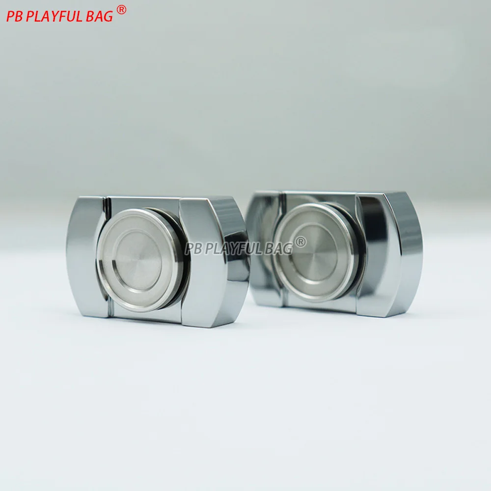 Pocket-Sized Metal Focus Spinner Handheld EDC Cube Toy With Silent Bearings Anxiety Relief Gadget For Adults & Office Use TS52