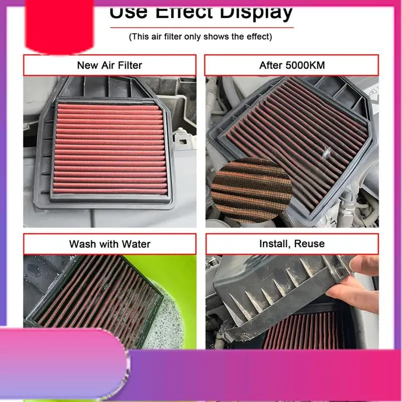 

Air Filter Replacement High Flow Car Sports For Mazda 3 Axela 6 Atenza CX-4 CX-5 Premacy 2.0L 2.5L Biante-Y79A