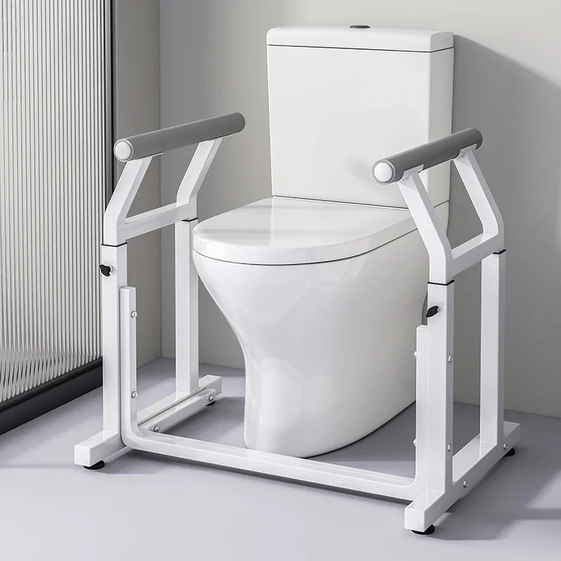 

Removable toilet armrest shelf the elderly toilet safety railing bathroom help up