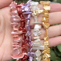10mm Natural Shell Beads Electroplating Colorful Mother Of Pearl Beads For Jewelry Making Handmade Diy Bracelet Accessories 15