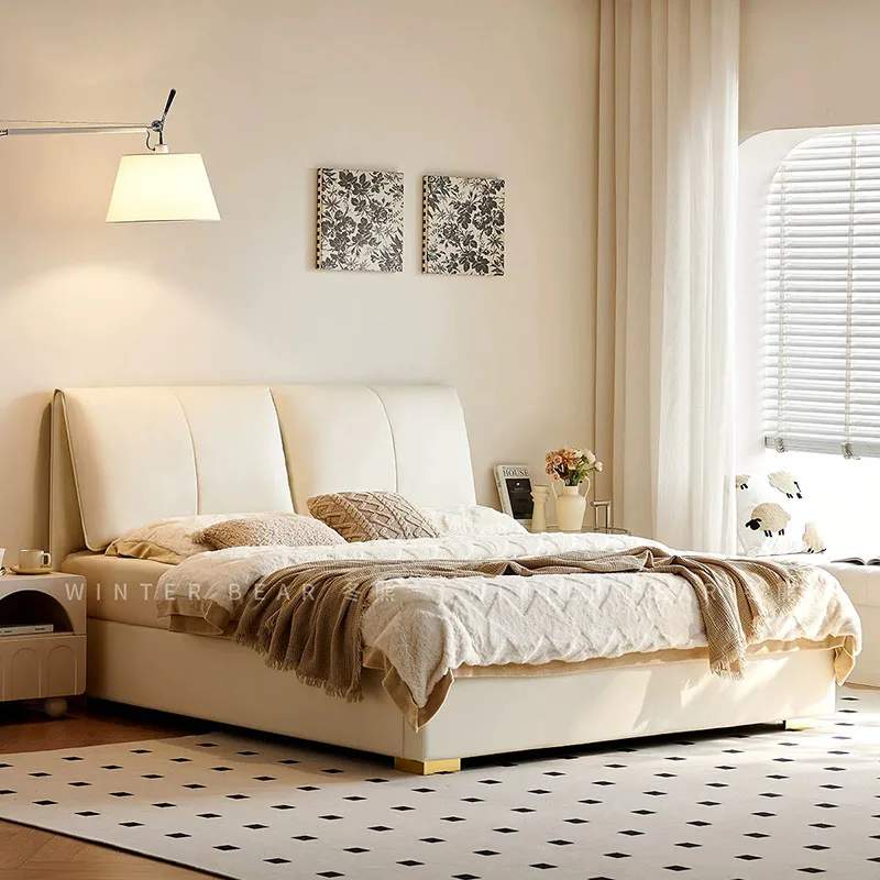 Loft Modern Bed Double Queen Full Girls Space Saving Princess Sleeping Safe Bed Luxury Wooden Muebles Lounge Suite Furniture