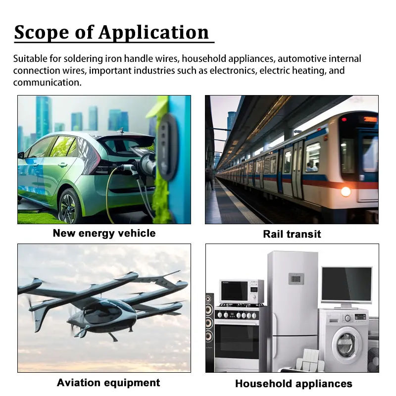 1/5M T12 Silicone Wire Soldering Iron Cable FEP 2 3 4 5 6 8 10Core High Temperature Resistant DIY Soldering Station Handle Line