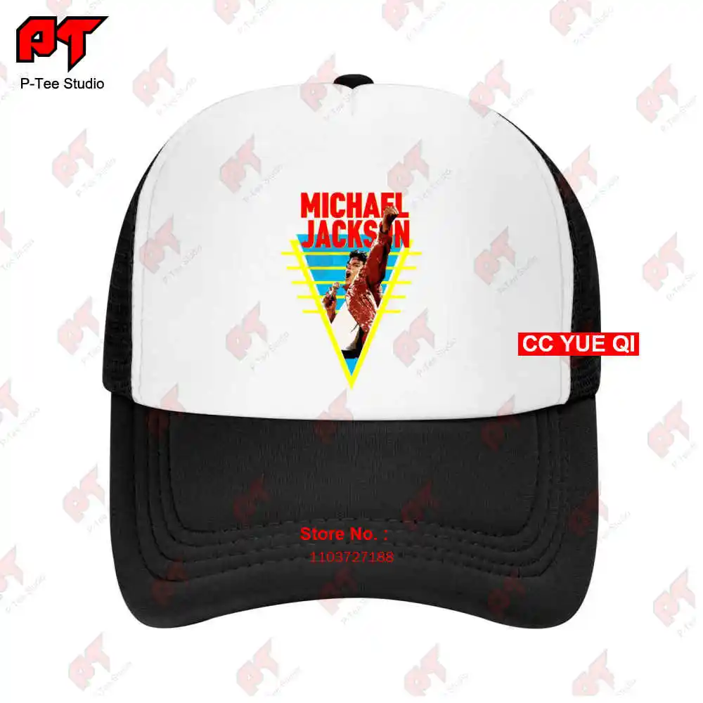 Michael Jackson King Pop Original Mj 80'S Baseball Caps Truck Cap 45XM