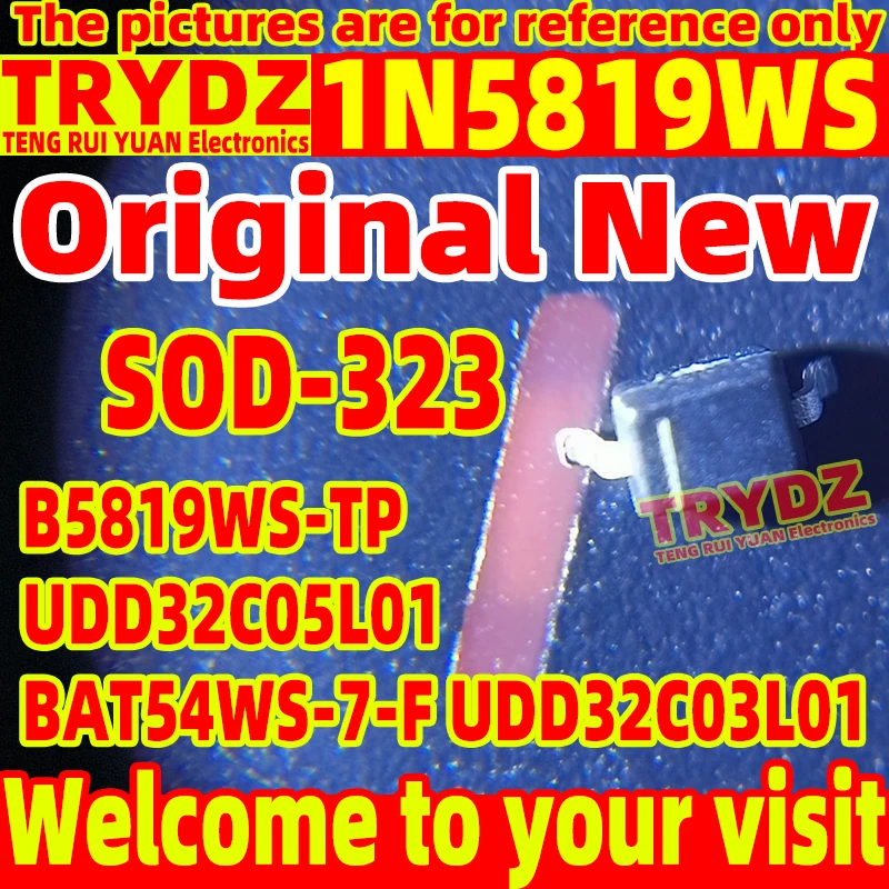 200-20pcs Original New B5819WS B5819WS-TP UDD32C05L01 BAT54WS-7-F UDD32C03L01 SOD-323