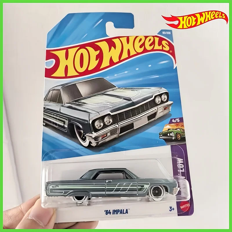 

New Hot Wheels Super Treasure Hunt 2026 D '64 Chevrolet Impala Low Rider Diecast Car Model Toy For Boys Collectible Gift
