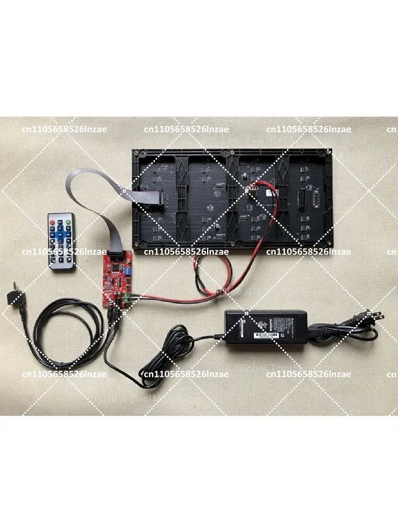 Professional Full Color Music Spectrum Display Light, RGB Sound Control, 160 Colors, Remote Control KTV Rhythm Light