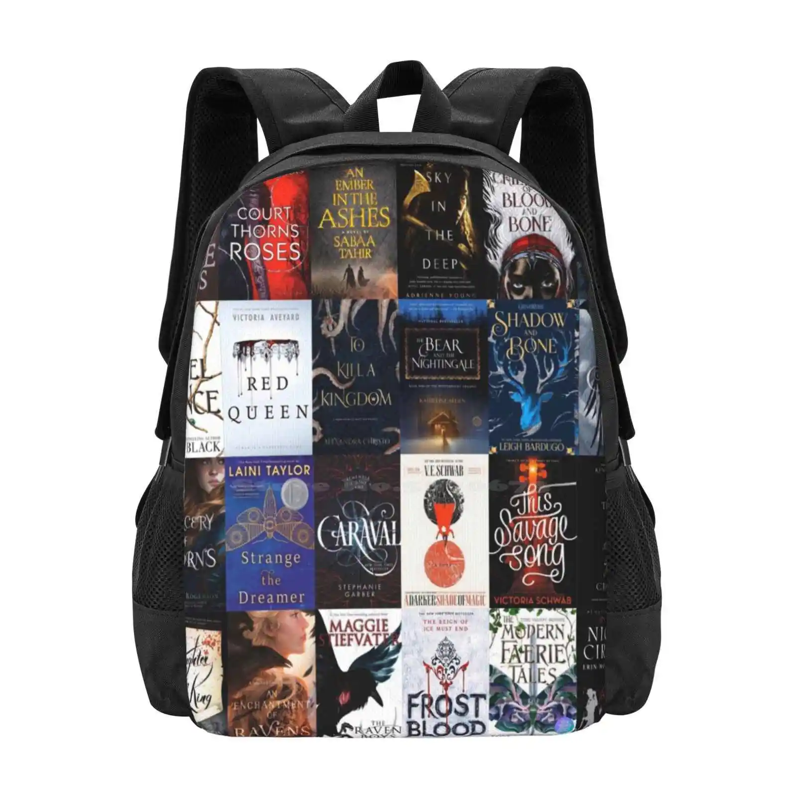 Ya Fantasy Classics Mochila Escolar de Grande Capacidade, Sacos de livros, Laptop Bags, Livro, Nerd, O Príncipe Cruel, Livros