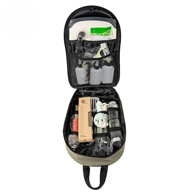 

Набор для кемпинга и походов из 16 предметов – портативный кухонный набор для активного отдыха с складной сумкой и вентилируемыми отсеками для путешествий