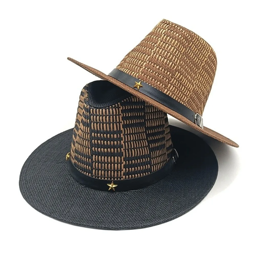 

Summer Fashion Panama Hat Wide Brim Simple Design Wide Brim Hat New Style Classic Style Classic Gentleman Hat Summer Season