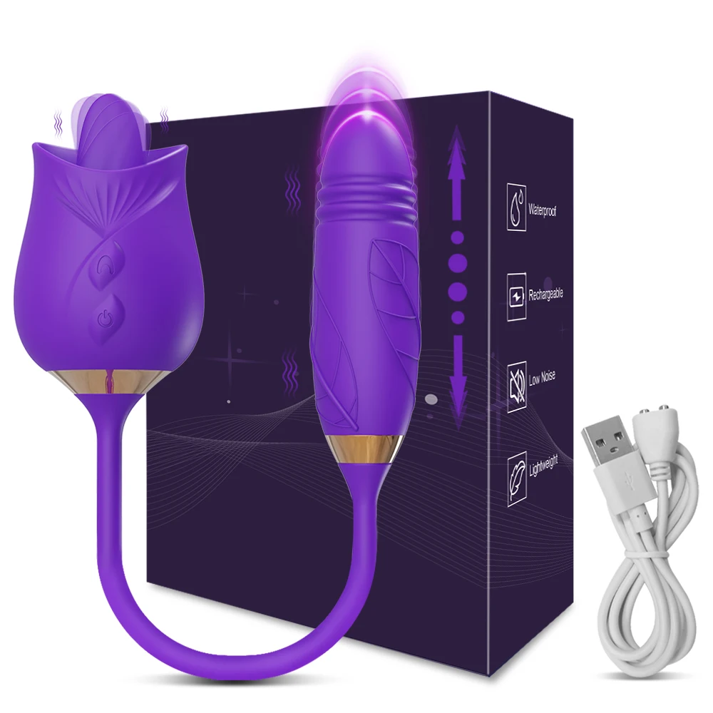 Rabbit Vibrator 2 In 1 Für Klitoris Und Vagina Stimulation_voghion.com