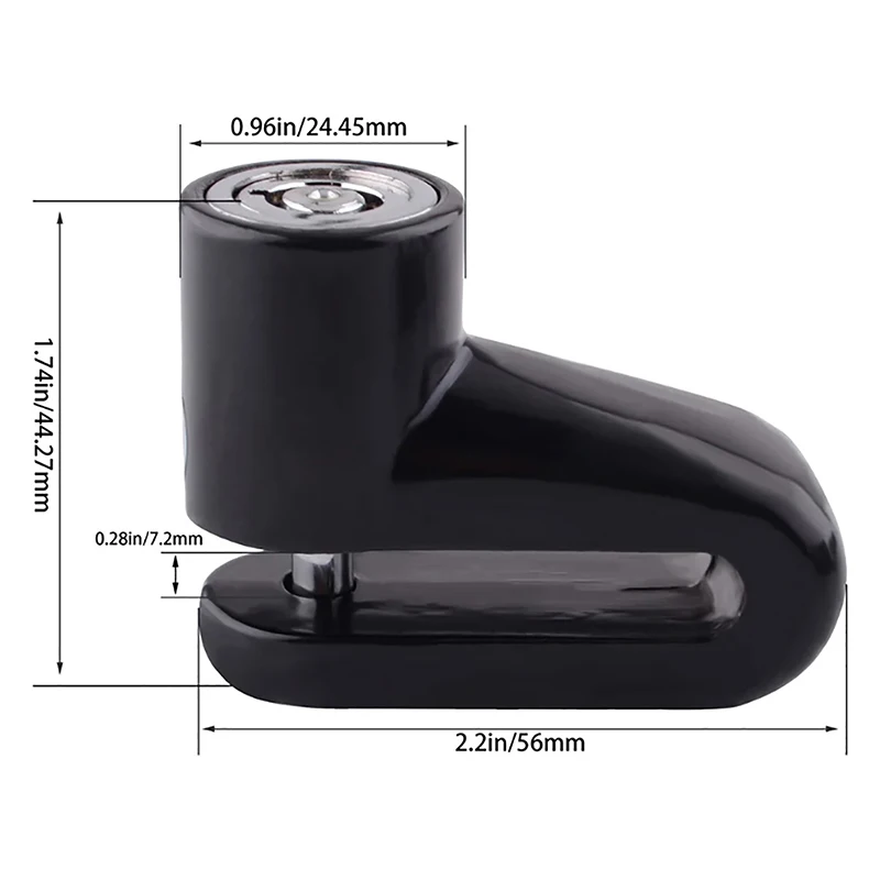 Anti-theft Lock Electric Scooter Disc Brake Lock Mountain Bike Lock Safety Theft Protec