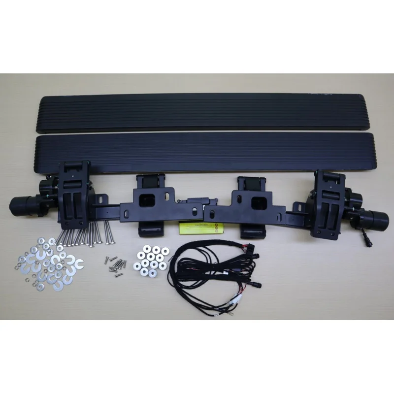 Aluminum Retractable Side Steps 4X4 Pickup Running Boards Fit 2014-2024 Full Size Truck