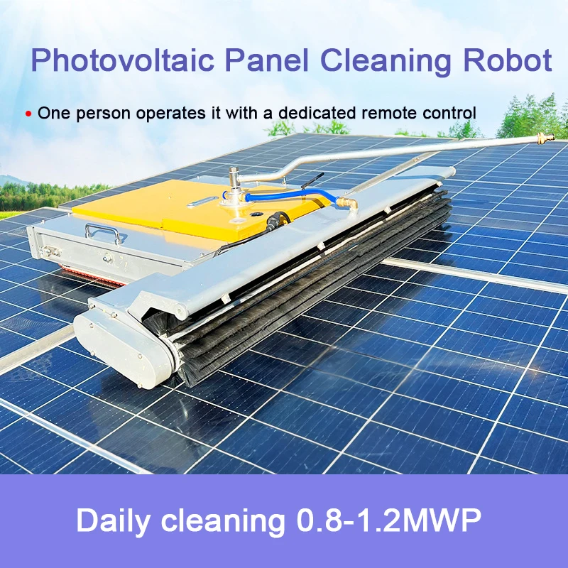 High Quality Smart Cleaning Robot PV Module Solar Plant Robotic Cleaning Equipment Lithium Battery Cleaner System