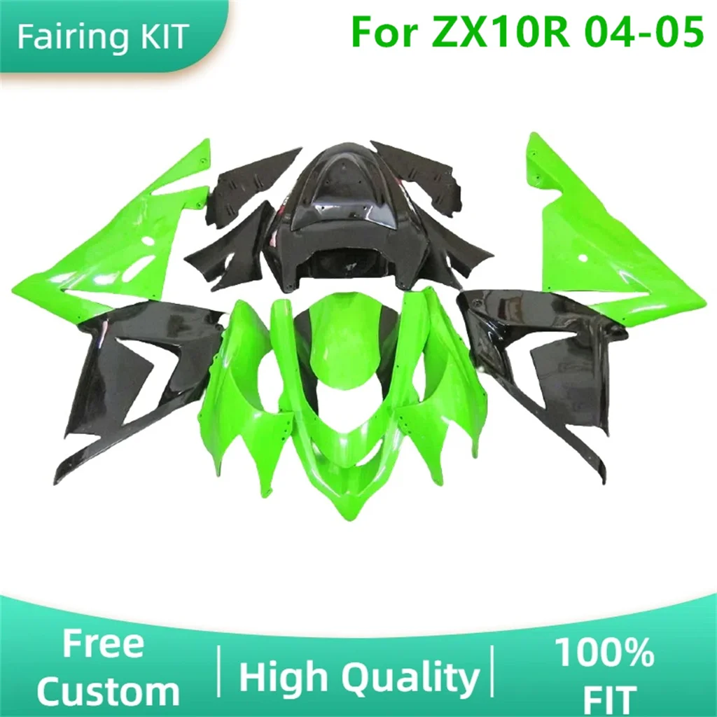 

ZX 10R 2004 2005 комплект обтекателей для Kawasaki ZX10R 04 05 ZX-10R Free Пользовательский мотоцикл высокого качества ABS пластиковая литьевая форма подходит