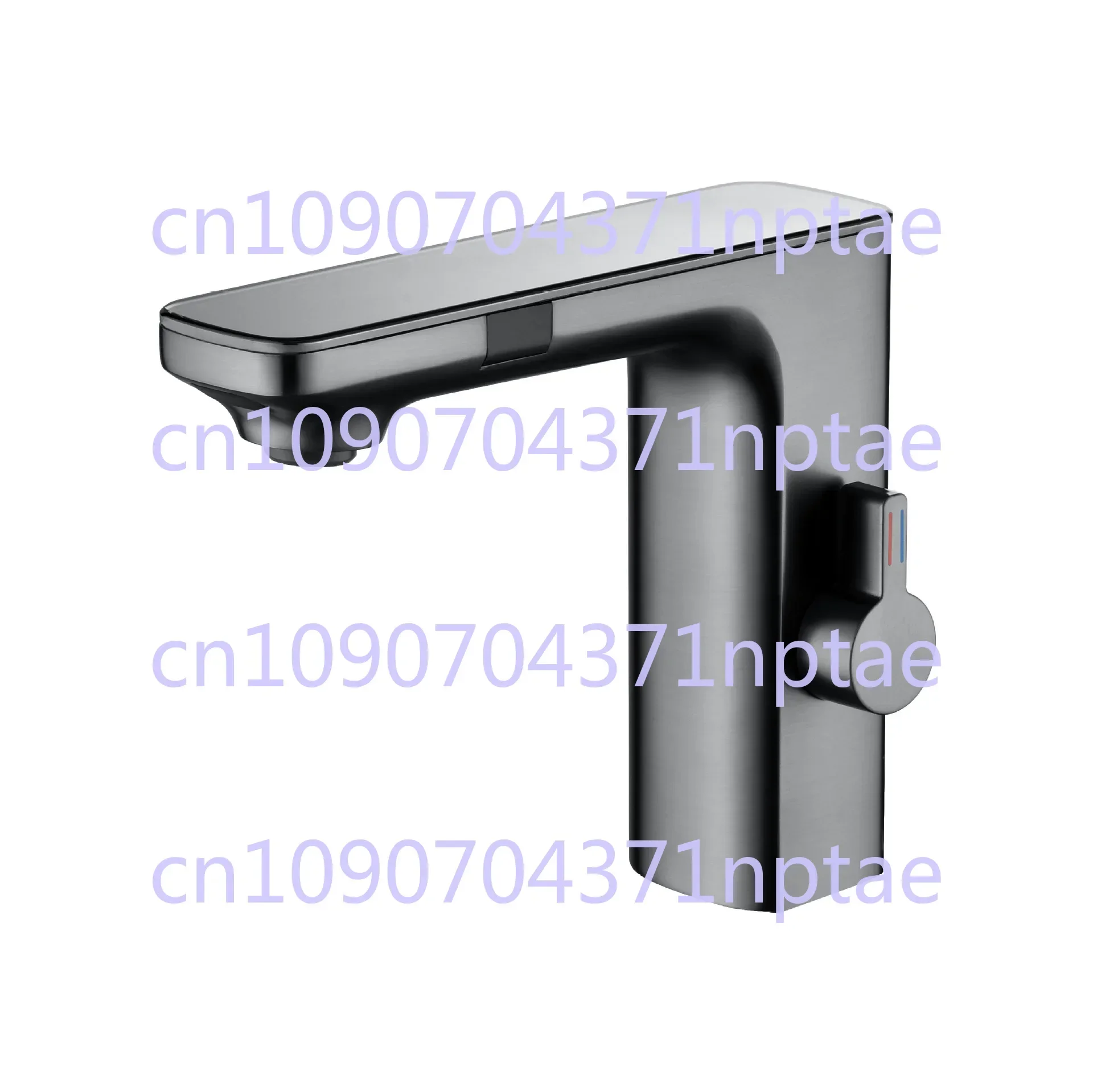 Bathroom countertop basin hot and cold digital display sensor faucet Automatic intelligent sensor faucet