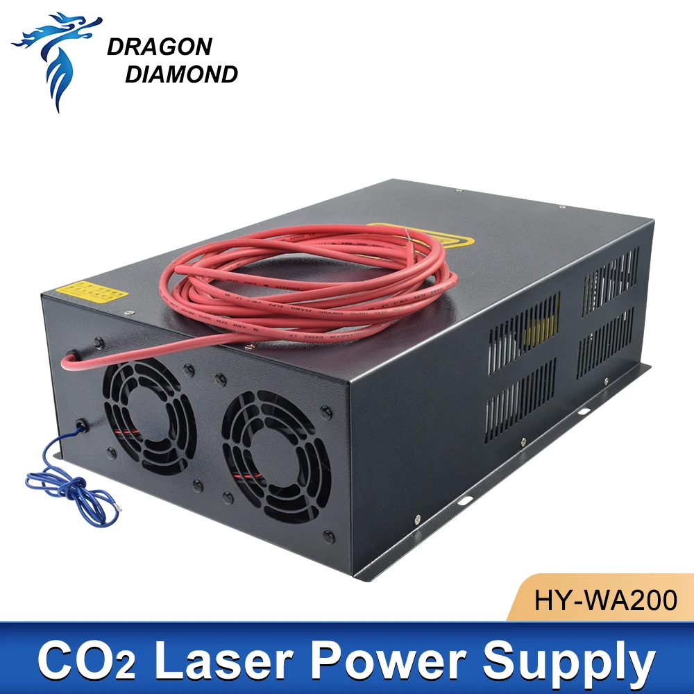 DragonDiamond HY-W200 Power Supply For 180W-200W CO2 Laser Engraving Cutting Machine