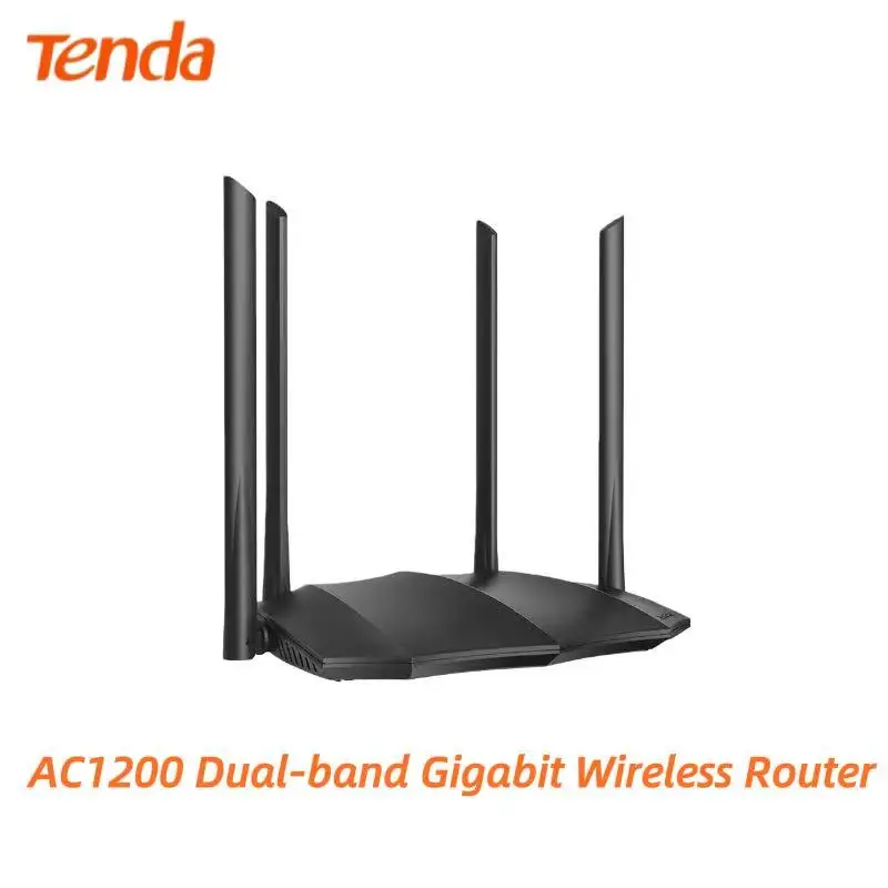Tengda Ac8 Gigabit Router with Gigabit IPv6, AC1200 Dual Wireless, Full 5G Ethernet, WiFi LAN Network