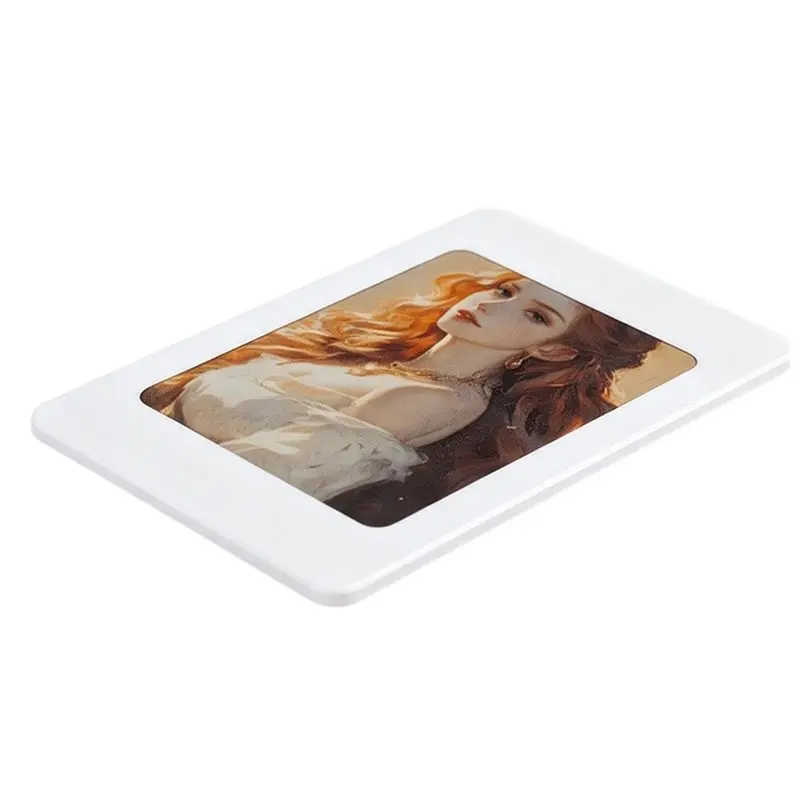 ABUO-For IOS/Android Compatible 4Inch Magnetic E-Ink Display Four-Color Digital Photo Frame Electronic Tag With Mounting Bra