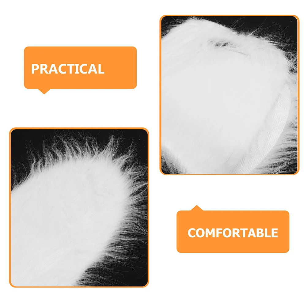 2 Stuks Realistische Witte Baarden Snorren Halloween Kostuum Accessoires Faux Gezichtshaar Kinderen Volwassenen Cosplay Feestartikelen