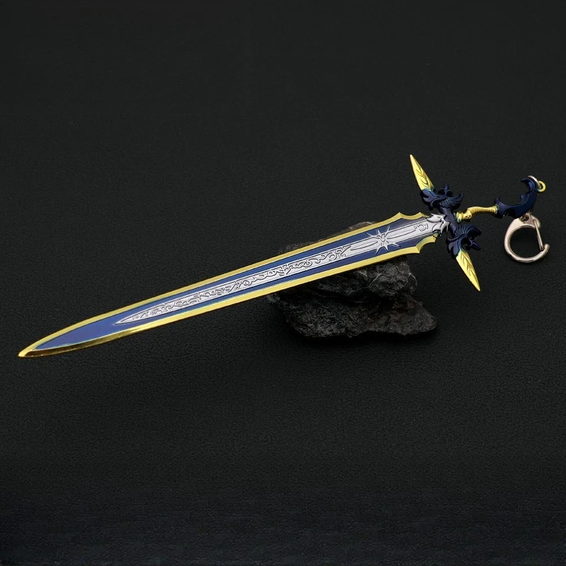 22 سنتيمتر الخيال أنيمي لعبة الطرفية Bahamut في نهاية المطاف أسلحة السيف نموذج تأثيري الدعامة المعادن الحرفية تحصيل الحلي هدية لعبة