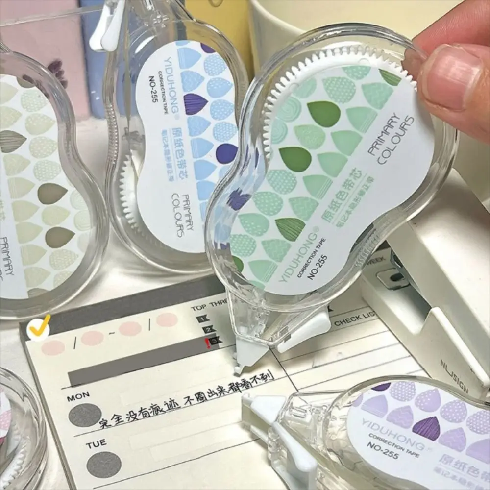 جديد الوجه تصميم تصحيح الشريط سعة كبيرة طلاء صامت الشريط السلس طالب تغيير الشريط اللوازم المدرسية