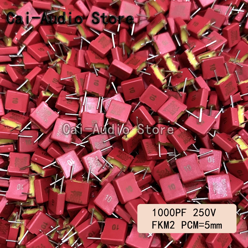 5PCS/10PCS/20PCS/Lot Brand NEW Germany WIMA FKM2 250V 1000PF 250V 102 0.001UF 1nf Film Capacitor 250v1000pf  102 Pitch 5mm 10%