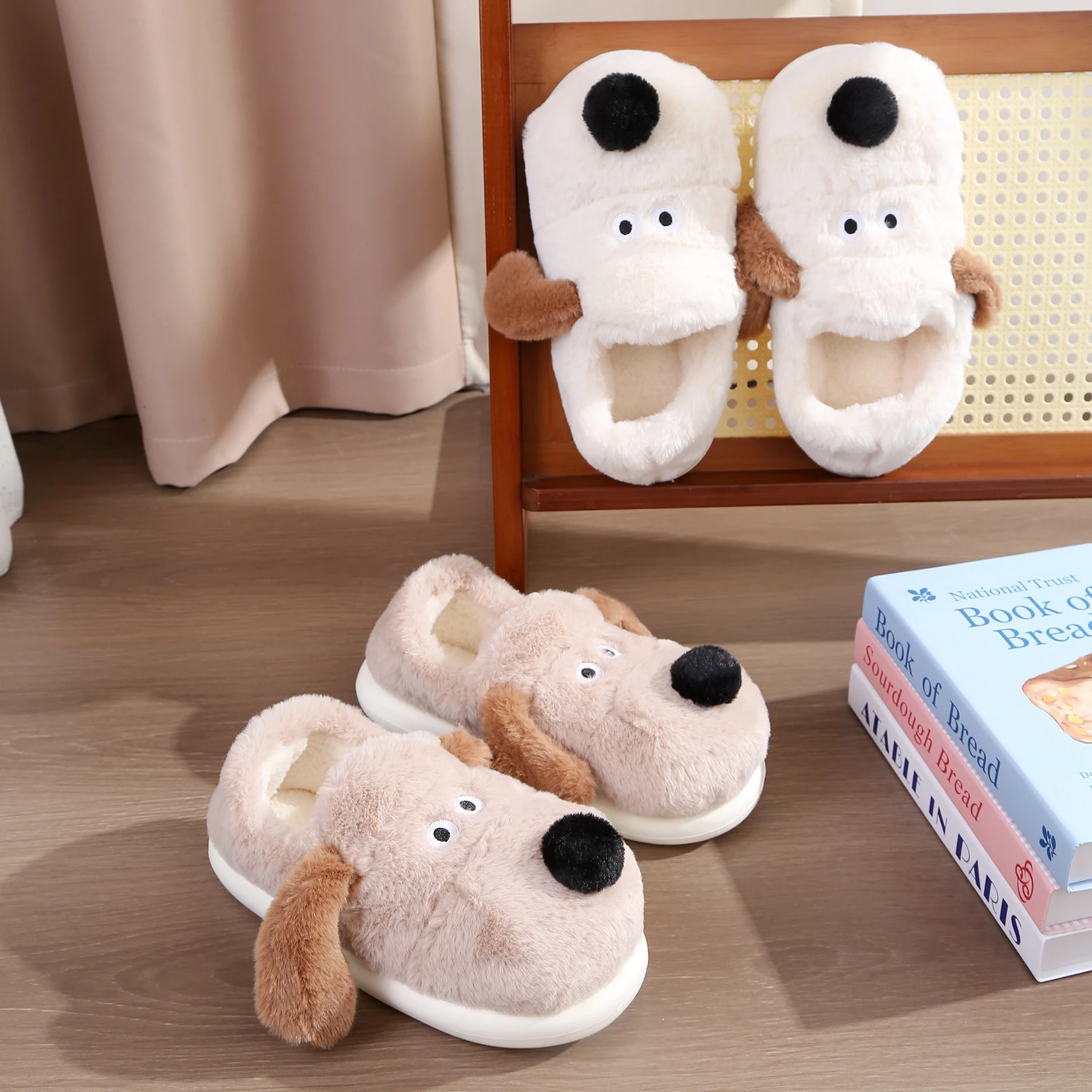 Winter Women Shoes Casual House Shoes For Men Outdoor Warm Cotton Shoes Couple Indoor Casual Plush Padded Slippers Female Shoes image 3
