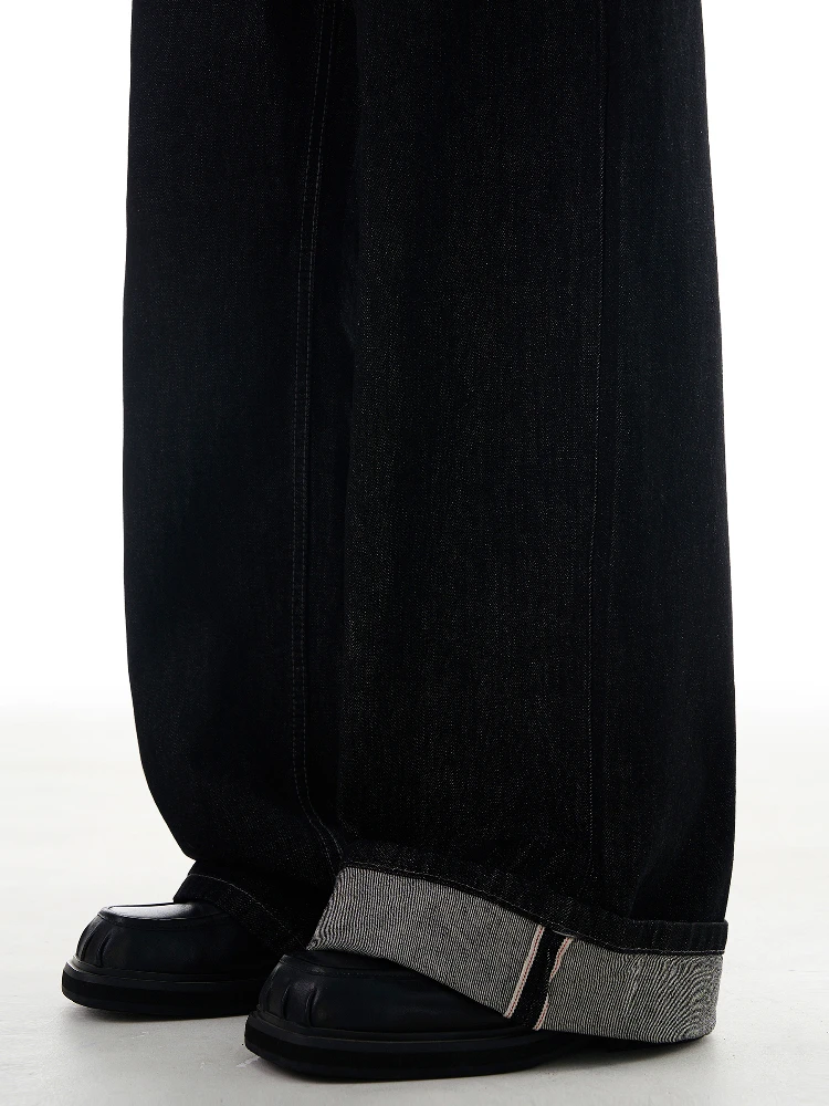 

Джинсы MADWITCH American Classic, прямые, свободные, мужские, повседневные, без растяжения, средней посадки, длинные, в стиле Cleanfit, модные