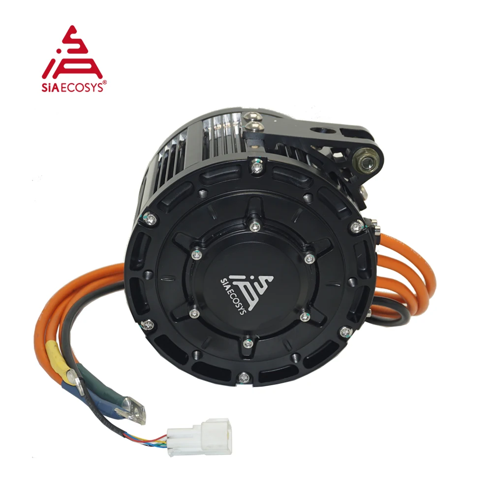 Motor QS 138 3000W 70H V1 Eje estriado del motor de accionamiento medio con piñón 428 14T