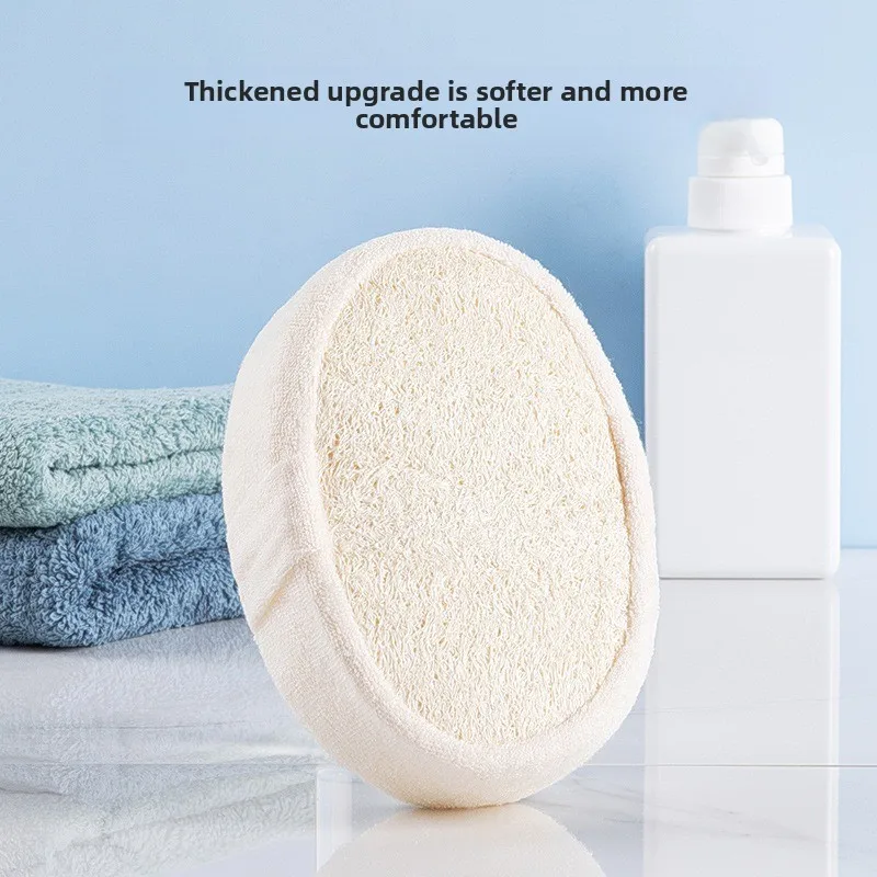 Luffa Reiben Waschlappen Badetuch Bürste für Rückenhandtücher Peeling Peeling Dusche Körper Badezimmerzubehör