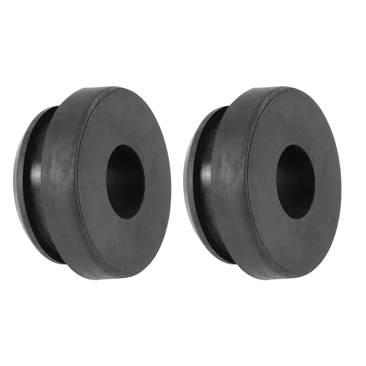 2PCS Radiator Assembly Upper Insulator Mounts Bushing Rubber Black Fit for Accord 74173-SJ4-000