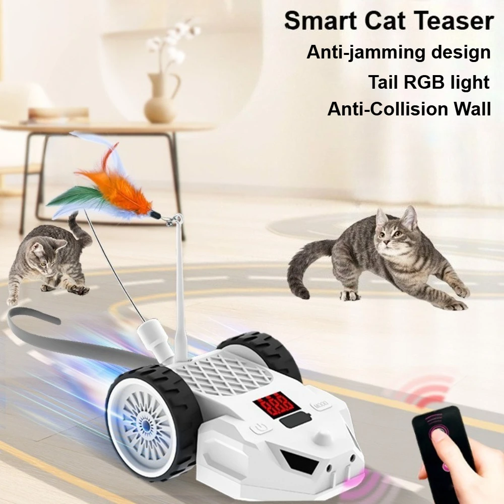 

Smart Electric Cat Toy Remote Control Mouse Interactive Pet Toy for Cats