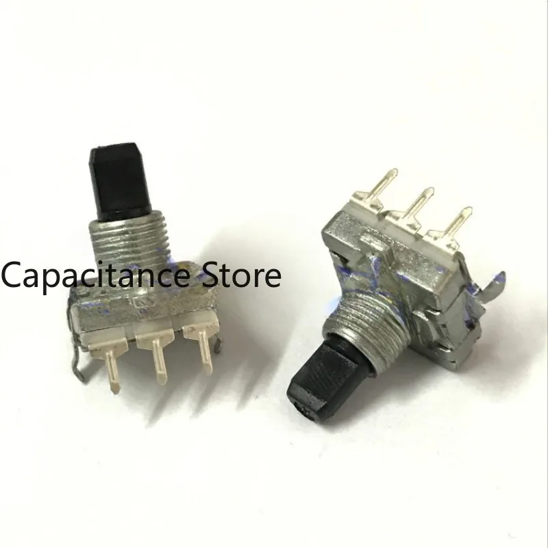 5PCS High quality EC16 type 360 degree rotary encoder 24 points audio volume digital pulse potentiometer 3 pins 15mm