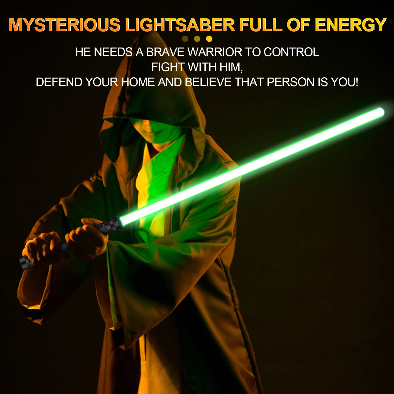 Light up Saber RGB 14 สีเปลี่ยน USB ชาร์จโลหะ Light Sword Double-edged เปลี่ยน Heavy Dueling เสียงของเล่นของขวัญ