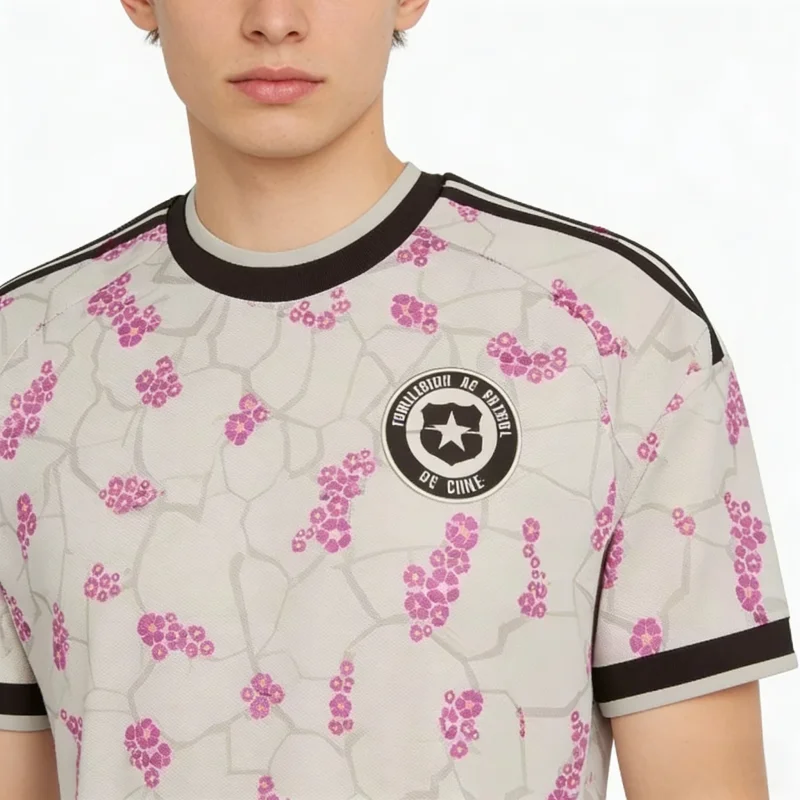 

Новая модная футболка для болельщиков Чили 2026 (гостевая), быстросохнущая, дышащая, для взрослых, для футбола, пляжа и серфинга