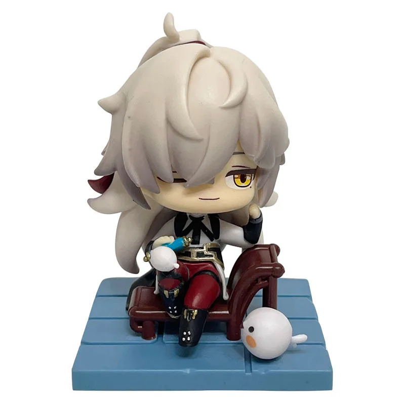 Caja ciega popular versión Q miHoYo adornos de escritorio con tema "Time of Departure" y figuritas decorativas