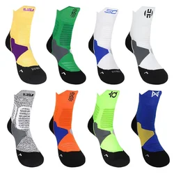 Chaussettes de basket-ball professionnelles, fond de serviette épaissie, chaussettes de sport d'entraînement de jeu, protection de la cheville, non ald, résistantes à l'usure