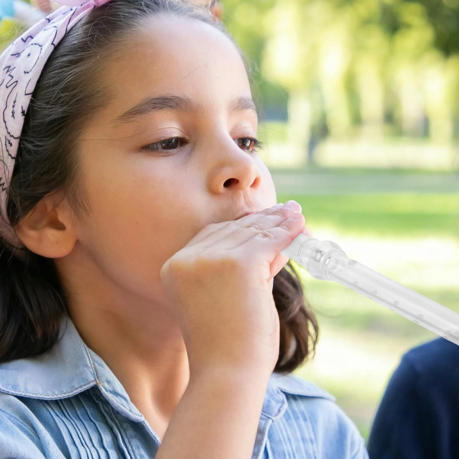 

1 Set 8 Hole Transparent Plastic Soprano Recorder For Beginner Wind Instrument Music Practice Classroom Home Use