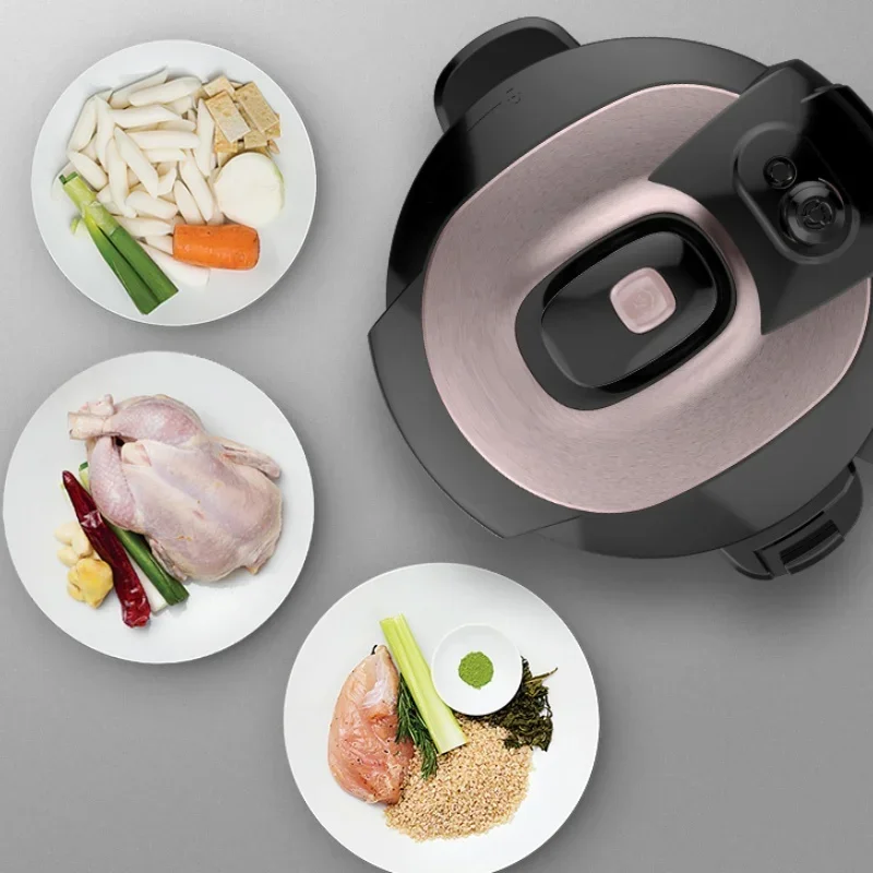 ميديا جهاز طهي الأرز 5/ 6L أواني داخلية مزدوجة 24 ساعة حجز قدر الضغط غير لاصق متعدد المواقد الأرز الكهربائية صنع الحساء