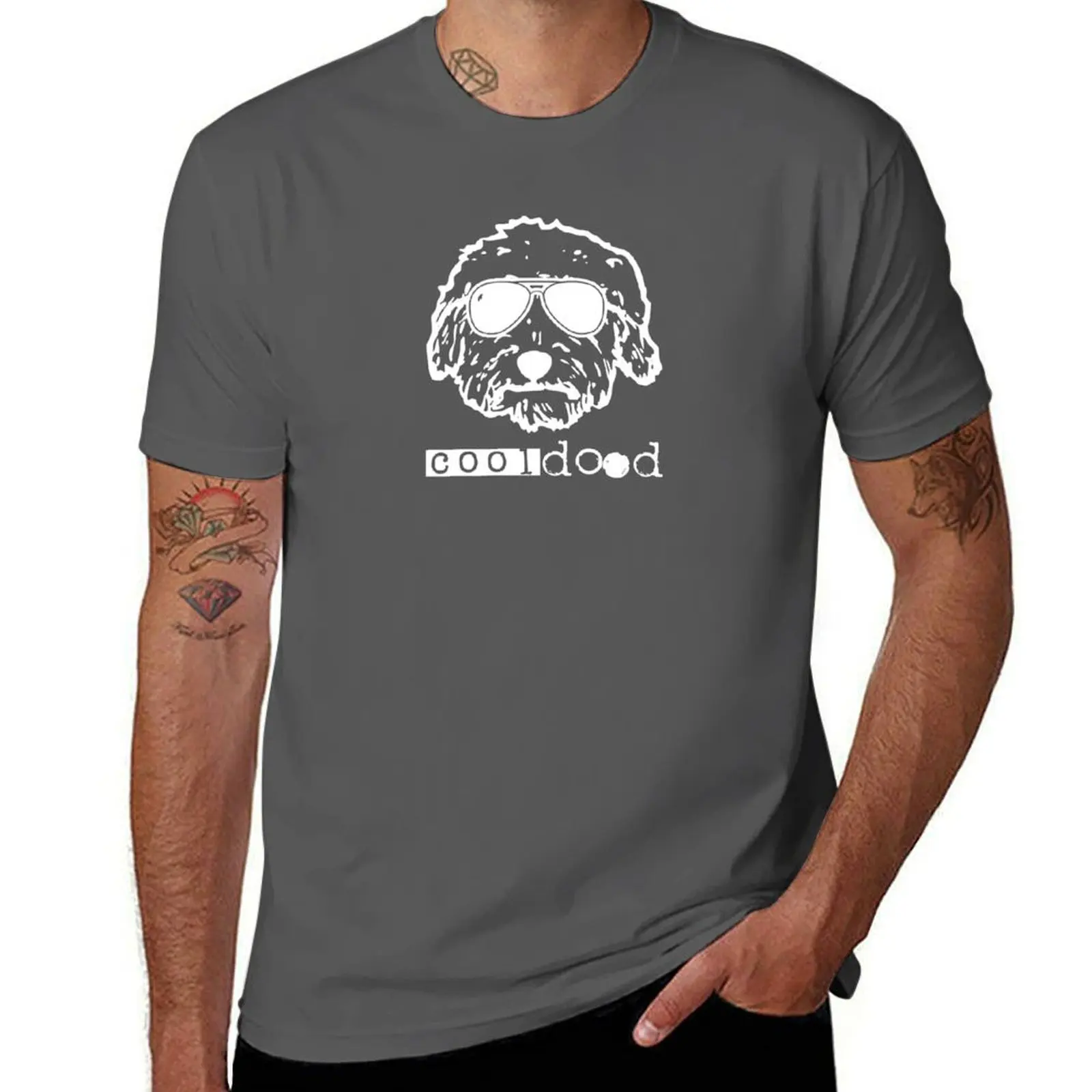 

Cool Dood dog cuteness - Doodle dog - Goldendoodle gift - Labradoodle gift adorable doodle teddy bear dog in aviator sun T-Shirt