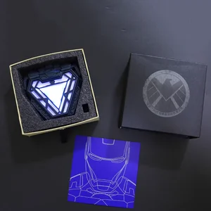 Avengers Iron Man ARC Reaktor für Kinder, Brustlampe, Superheldenfigur, Tony Stark, Herz MK50, Metallmodell, Geburtstagsgeschenkspielzeug, 1: 1 8 Hauptverkauf Iron Man Luminaire - №7