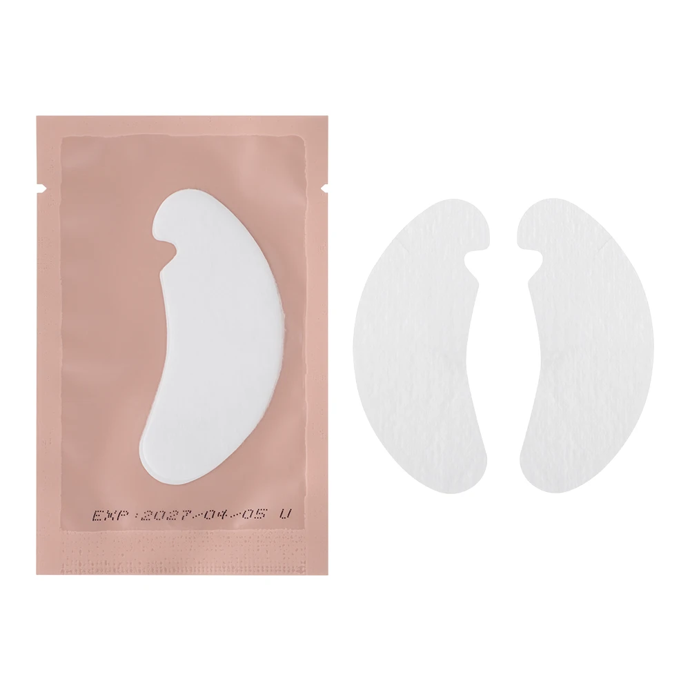 50/100 Paia di Cuscinetti a U per Ciglia, Patch in Idrogel per Extension Ciglia, Adesivi Sottociglia, Strumento per Trucco