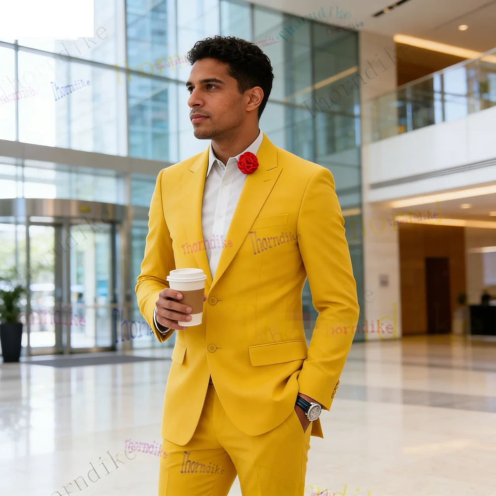 

Smoking Masculino Formal African Classic Jacket And Pants Slim Wedding Groom's Suit Latest Design Men's Traditional Wear