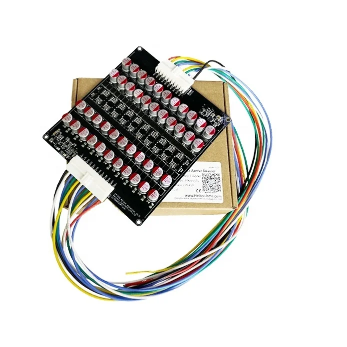 For  Equalizer 17-21S 5.5A 5A Capacitor Battery Balancer 17S 20S 21S 5A Active Balancer with Acrylic Box for Lifepo4 Lipo LTO