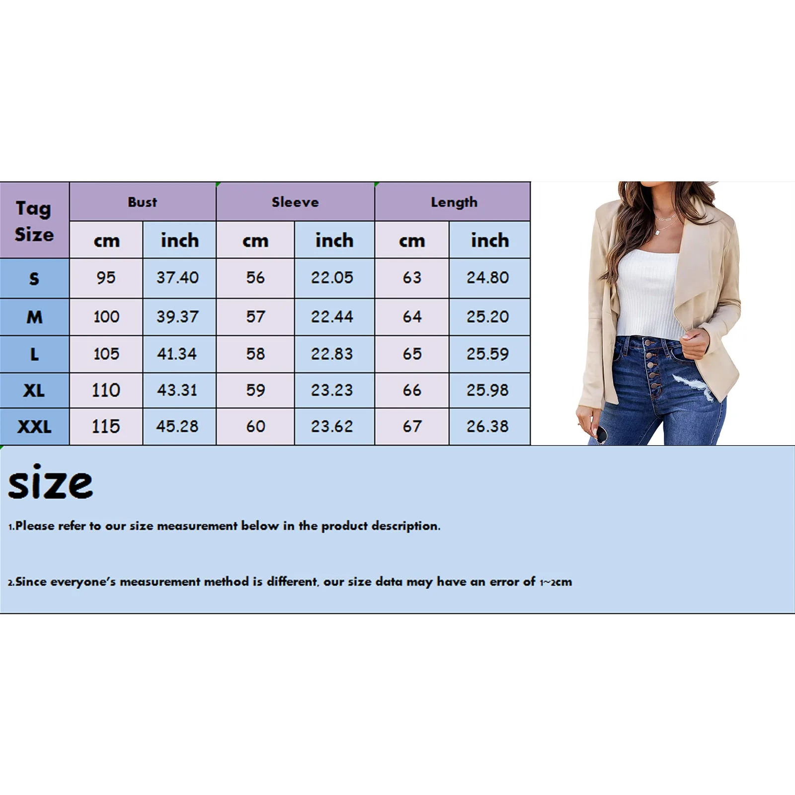 Women Fashion Solid Color Jacket Coats Casual Full Long Sleeve Cropped Outerwear Tops Ladies Basic Cropped Coat Fashion Cardigan