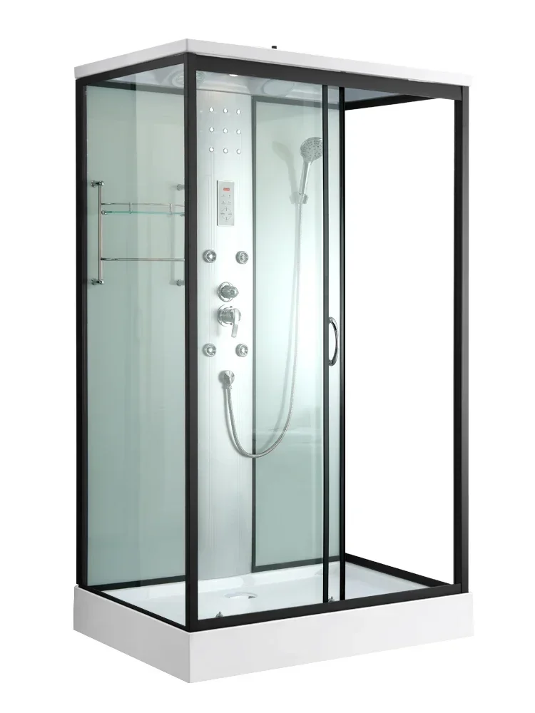 

Integrated Bathroom Shower Bathroom Sliding Door Glass Warm Air Bathroom practical simple, waterproof, convenient
