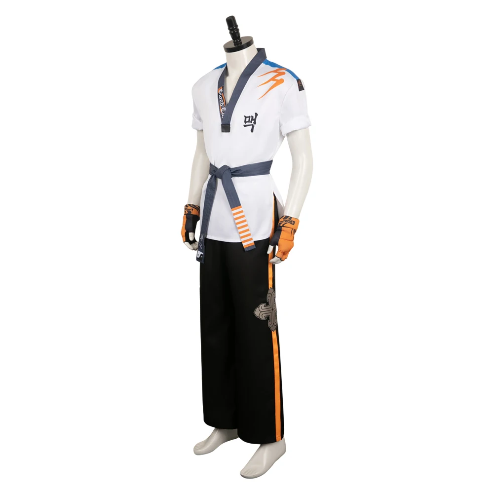 Nieuwe Hwoarang Cosplay Anime Game Tekken 8 Fantasia Kostuum Vermomming Voor Volwassen Mannen Fantasie Roleplay Outfits Mannelijke Halloween Kleding