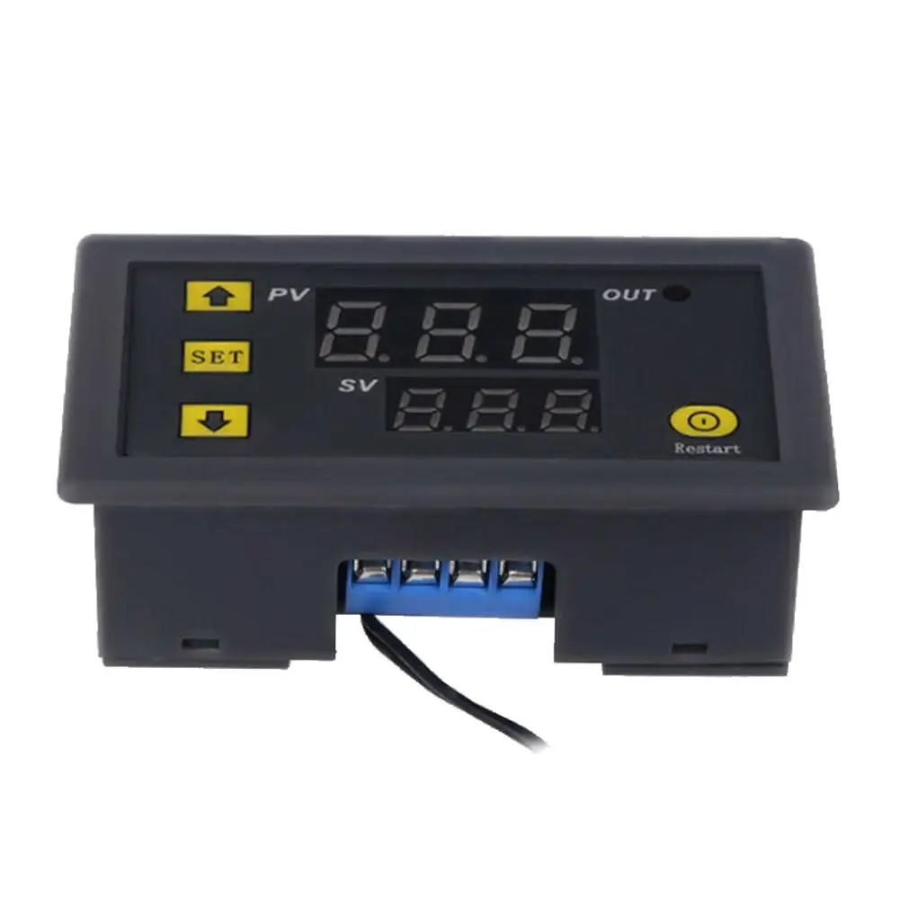 Imagem -03 - Mini Controlador de Temperatura Digital Regulador Termostato Controle de Aquecimento e Resfriamento Sensor Ntc 12v 24v 220v Termostato W3230