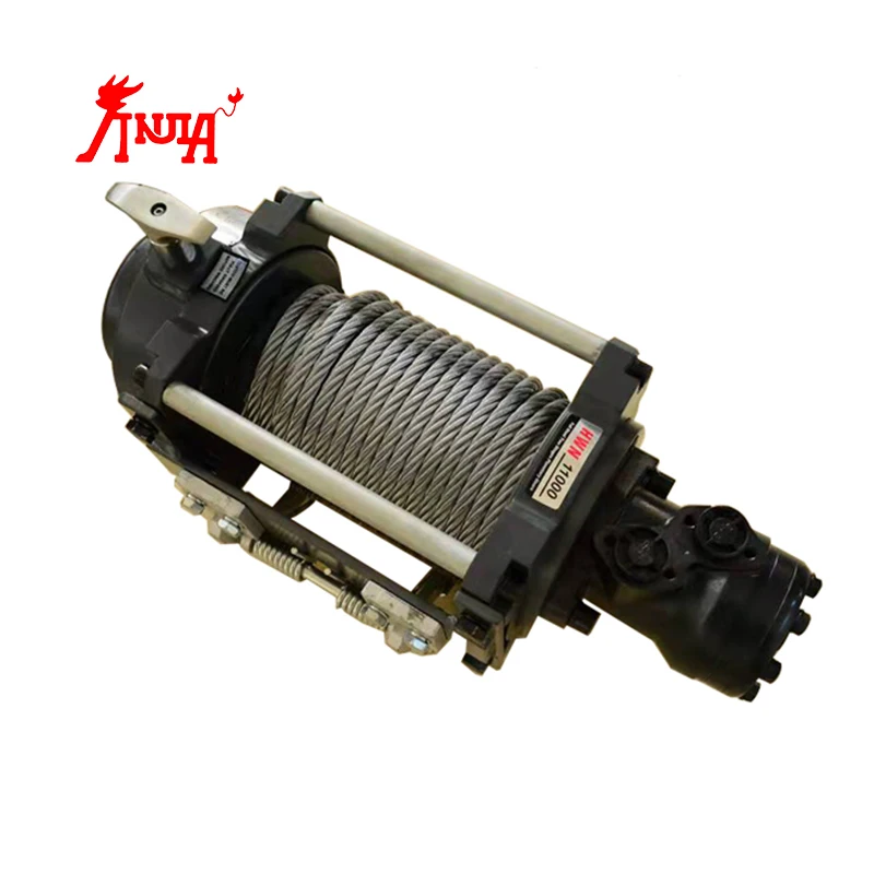 8 Ton 10 Ton 20 Ton Heavy Duty Single Drum Hydraulic Winch High Speed Hydraulic Wire Rope Windlass Winch