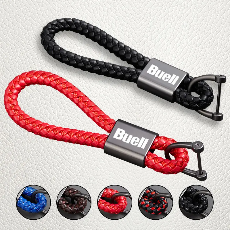 Applicable to Buell 1125R 1125Cr X1 Xb9 Xb12 XB12Scg Ulysses XB12s Xb12x Lightning M2 Cyclone S1 Leather rope keychain